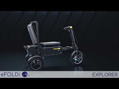 Explorer & Free Cushion - 8 mph Folding Mobility Scooter